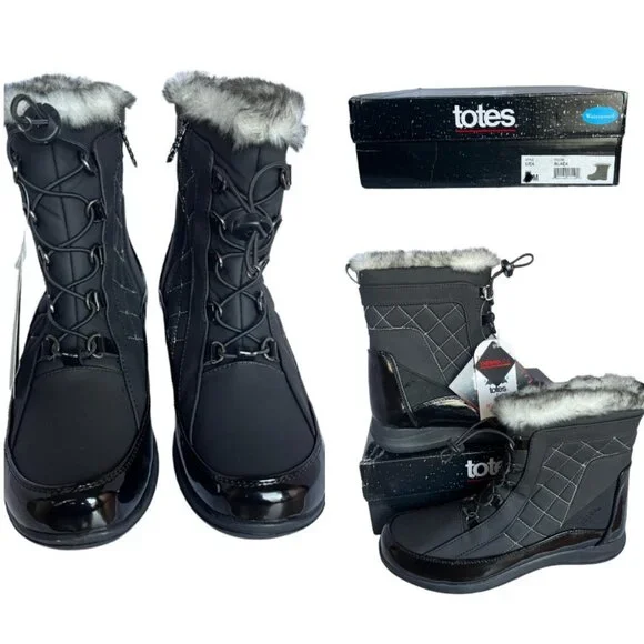 💎✨CLEARANCE SALE✨💎NEW IN BOX TOTES LISA Black Women's BOOTS