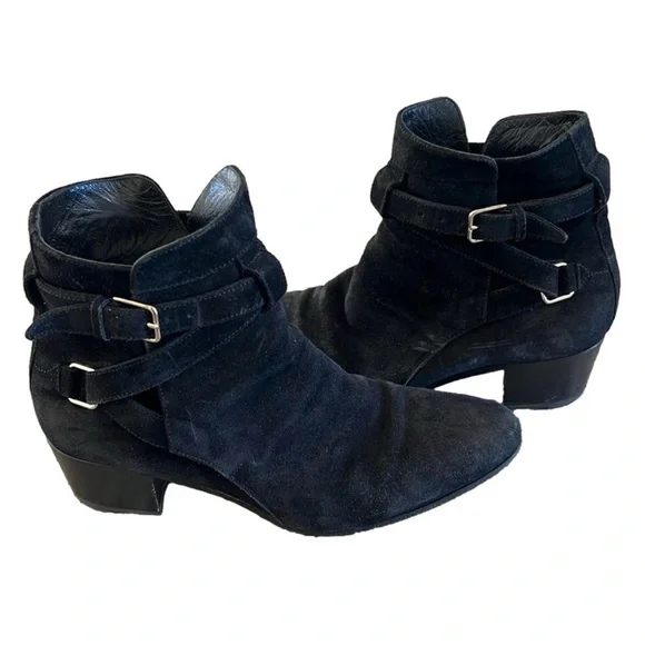Yves Saint Laurent Black Ankle Boots
