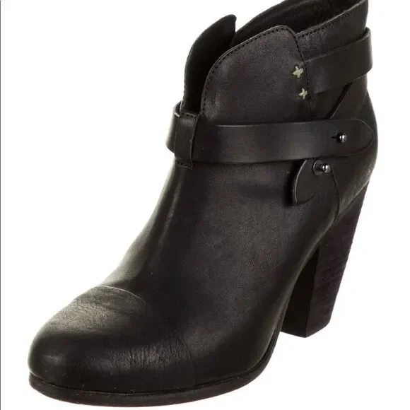 rag & bone // Harrow Leather Ankle Bootie w/ Box & Dustbag