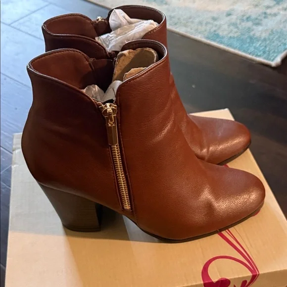 Jessica cline Brown Ankle Boots