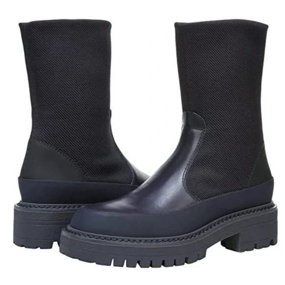 Sarto by Franco Sarto Fassina Bootie In Marino Glove Boot Sock Boot Size 7