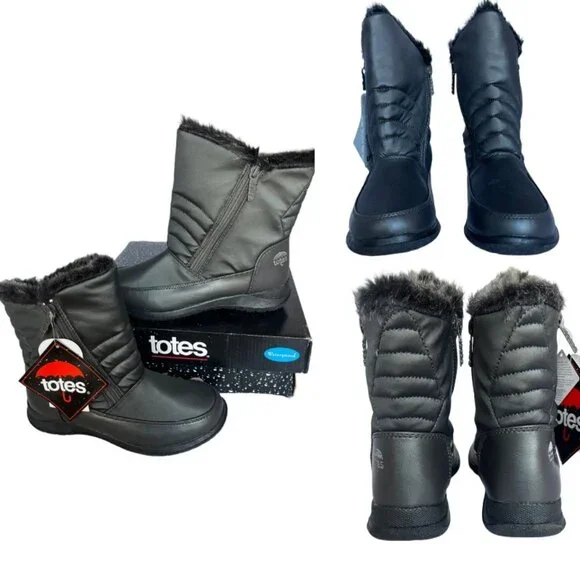 💎✨NEW IN BOX✨💎 Totes MARTHA Pewter Women's boots
