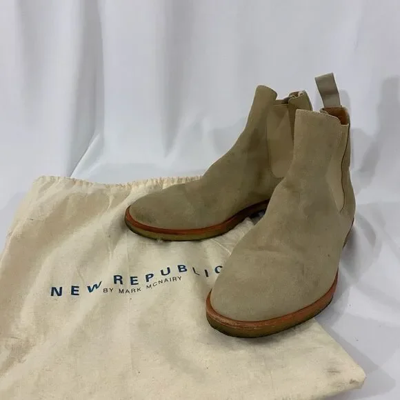 New Republic Suede Ankle Booties