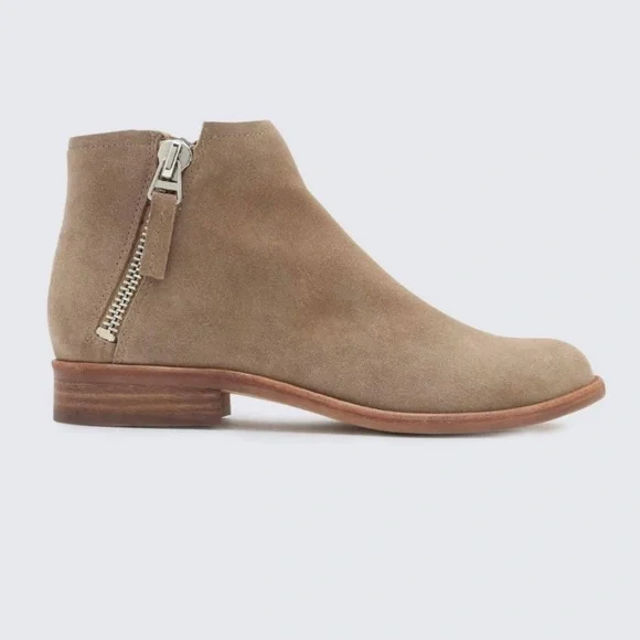 Dolce Vita Versa Ankle Boots Taupe Suede
