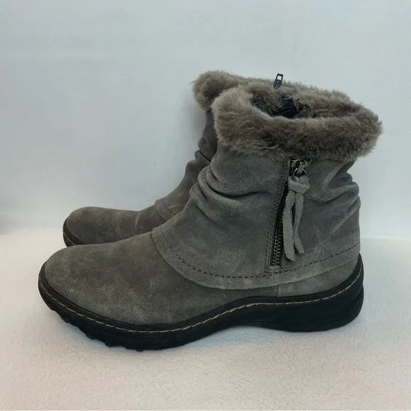 Bear Traps Addyson Gray Suede Boots Women 6