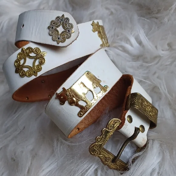 Vintage Unique Leather Belt