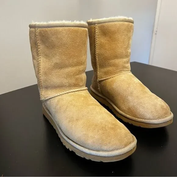 UGG Classic Sheerling Short Boot Bootie 6