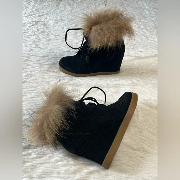 Cecelia New York Holly Wedge Boots