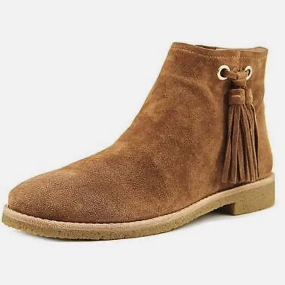 Kate Spade Women's Bellamy US 8 Tobacco Sport Suede Ankle Boot