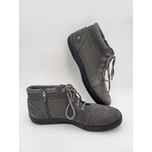 Grasshoppers Women's Sole Elements Lace Up Ankle Bootie Dark Gray 11 N