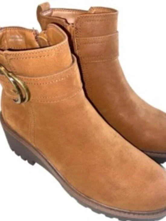 Bamboo Bootie Hopeful Women's Chelsea Boots Brown Tan Size 6