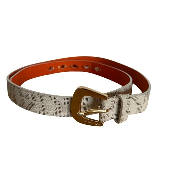 Michael Kors Reversible Belt with Gold Buckle – Women’s – Size S