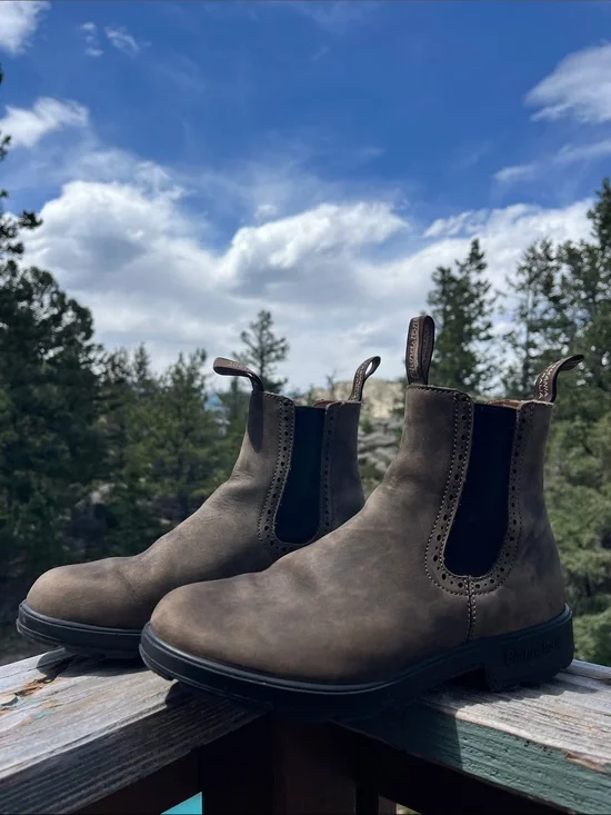 Blundstone Women's Originals #1351 High Top Boots in Rustic Brown Sz US 9.5
