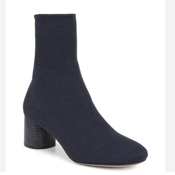 Vince Tasha Navy marine Blue Sock Bootie 7.5 $248