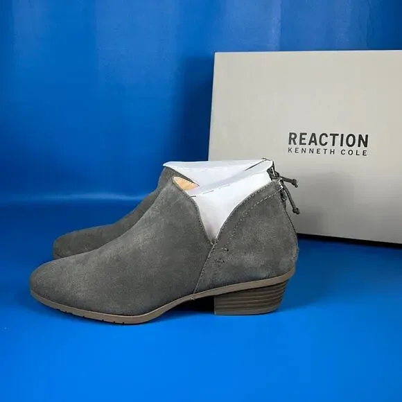 Kenneth Cole Reaction Women's Side Way Booties - Concrete - 8.5 - New in box