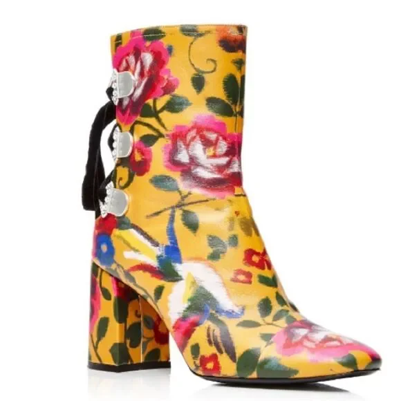Coliac x Tanya Taylor Kimono Printed Marta Boot