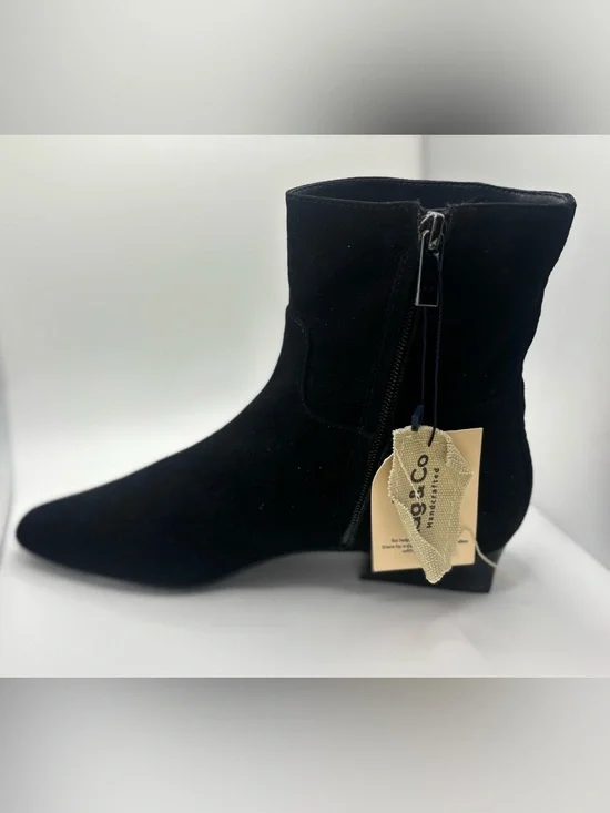 Rag & Company Hakra Women’s Suede Black Ankle Boots Size 5