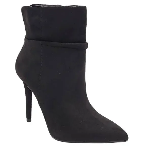 Jessica Simpson Women Stiletto Heel Ankle Booties Lerona Size US 5M Black