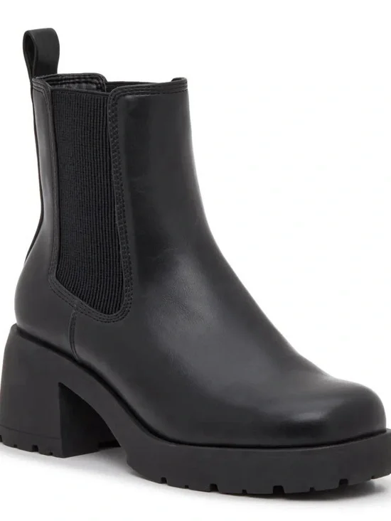 Steve Madden Black Ankle Booties
