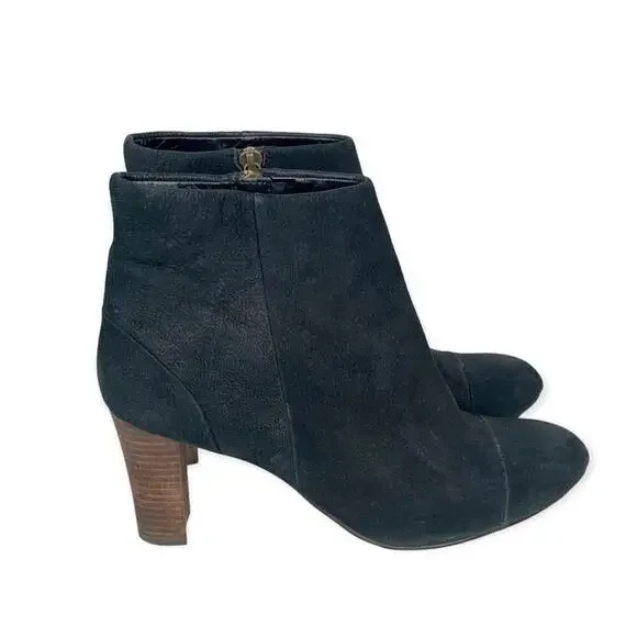 COLE HAAN Nubuck Suede Ankle Boots Booties in Black  9