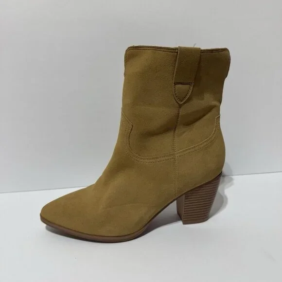 MIA Womens Marianne Ankle Boots Brown Size 8.5 M