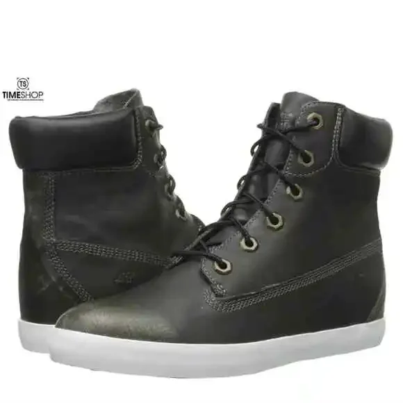 Timberland Womens Glastenbury 6 Inch Lace Boot, Black‎ size 7.5