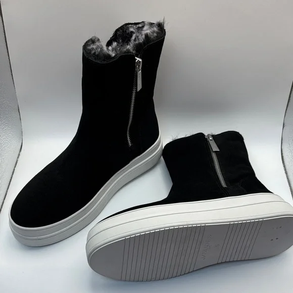 J/SLIDES Tristan Boot Waterproof Platform Booties - Size 6