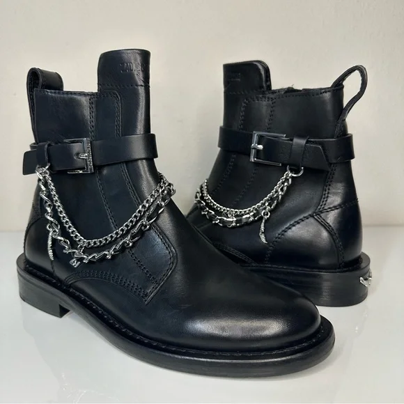 Zadig & Voltaire Black Leather Sole
