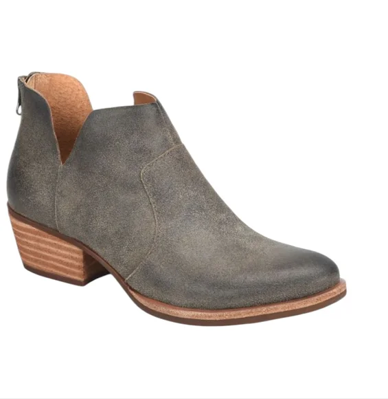 Kork Ease Skye's In Taupe Distressed (Grey) Booties....size 10