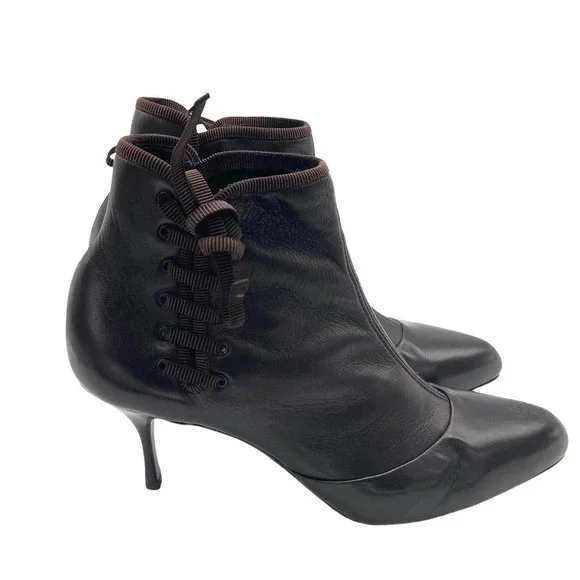 Salvatore Ferragamo fondente nappa calf boot