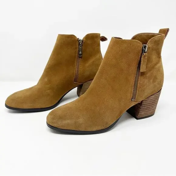 Blondo Women’s Siena Waterproof Suede‎ Leather Heeled Ankle Boot Bootie Size 11M