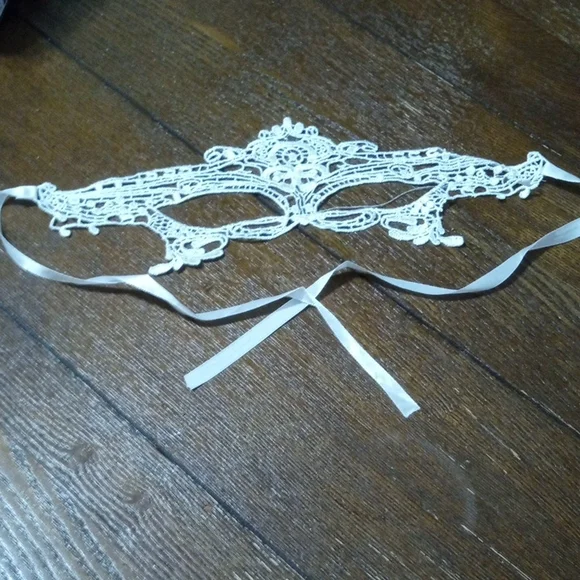 2/$16 Elegant White Lace Eye Mask