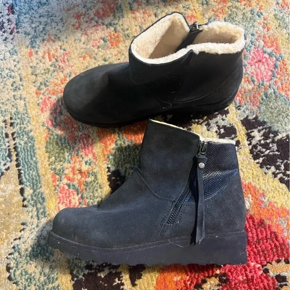 Bearpaw Megan Suede Water blue size 8