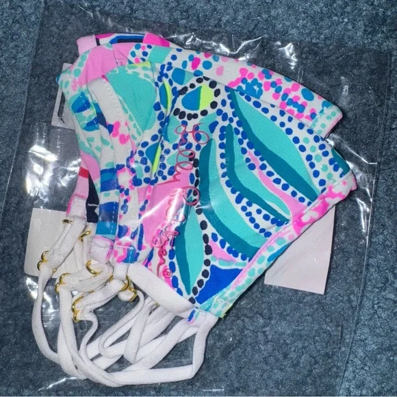 New 3-pack Lilly Pulitzer Face Masks