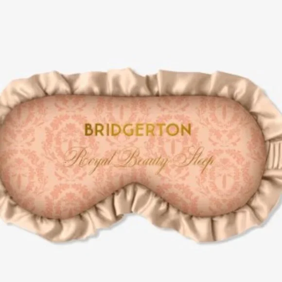 NEW Bridgerton Satin Eye Mask in Blush Pink
