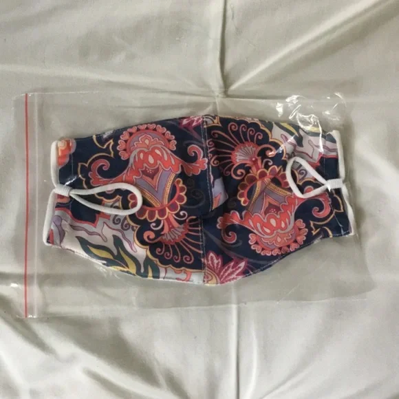 Jean Pierre Klifa-Floral Patterned Face Mask
