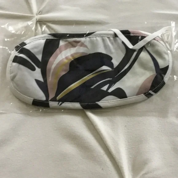 Jean Pierre Klifa-Elegant Women's Sleep/Eye Mask - Black, White, Pink