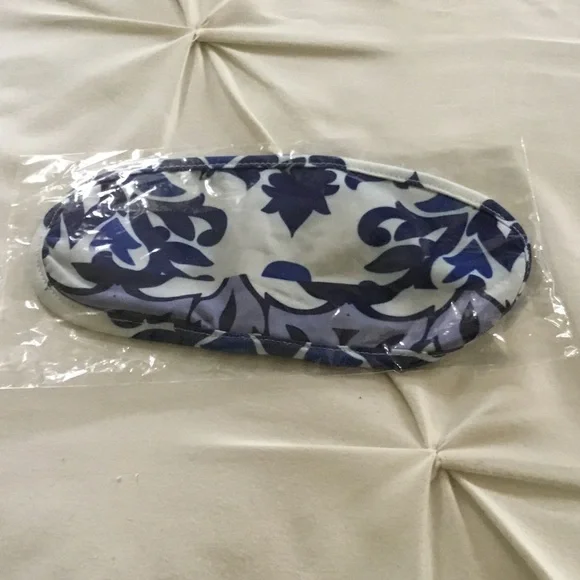 Jean Pierre Klifa-Navy Floral Sleep/Eye Mask for Women