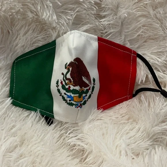 New Mexico flag face mask