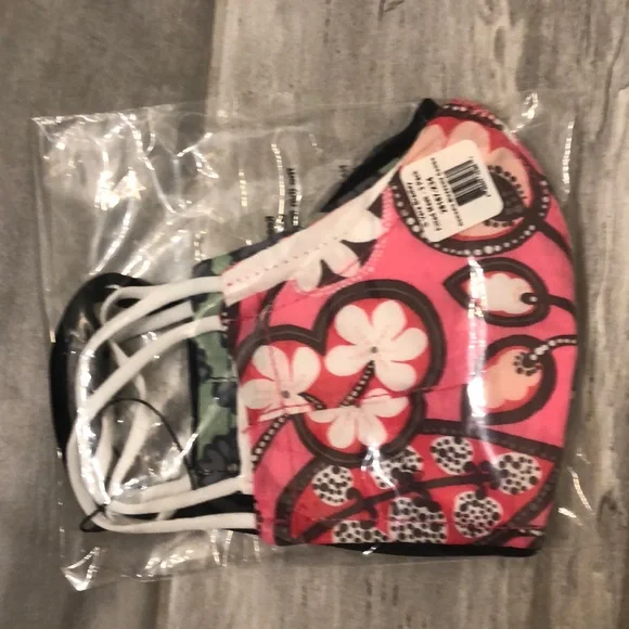 Vera Bradley Nomadic Blossoms Masks - 3 pack