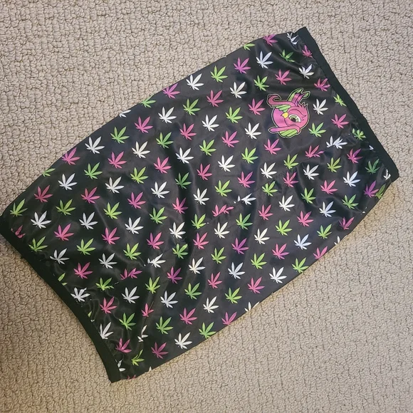 Rasta Pink and Green Head Wrap
