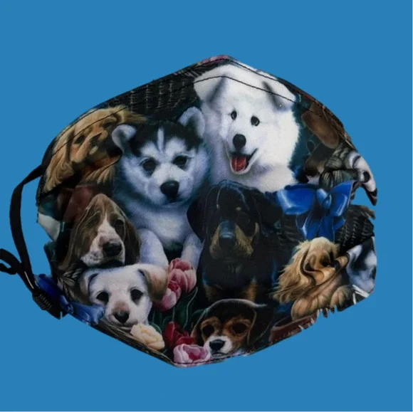 New cute dog face mask
