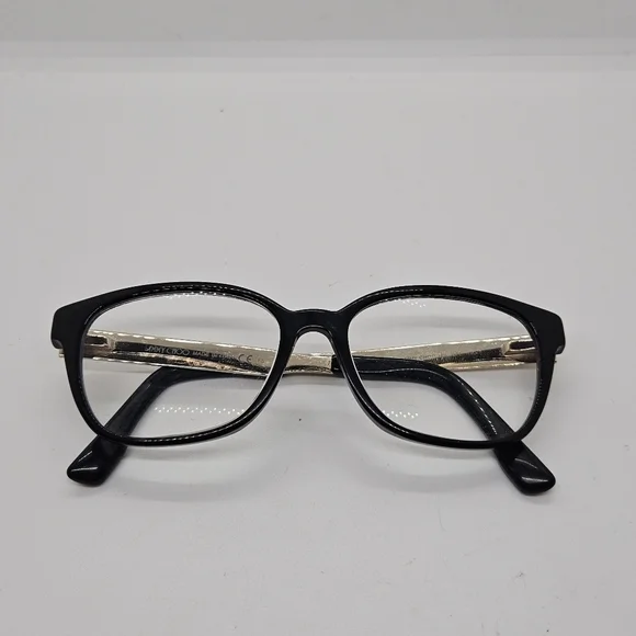 Jimmy Choo JC160 black and gold tone glasses FOR FRAMES ONLY