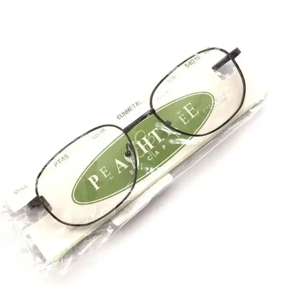 PEACH by Capri reading glasses frame NWT gunmetal