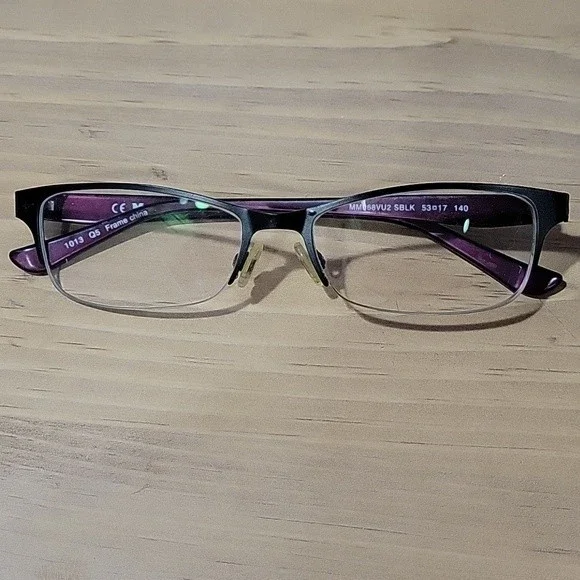 Missoni Wine Rimless Prescription Glass Frame Style Number MM068VU2