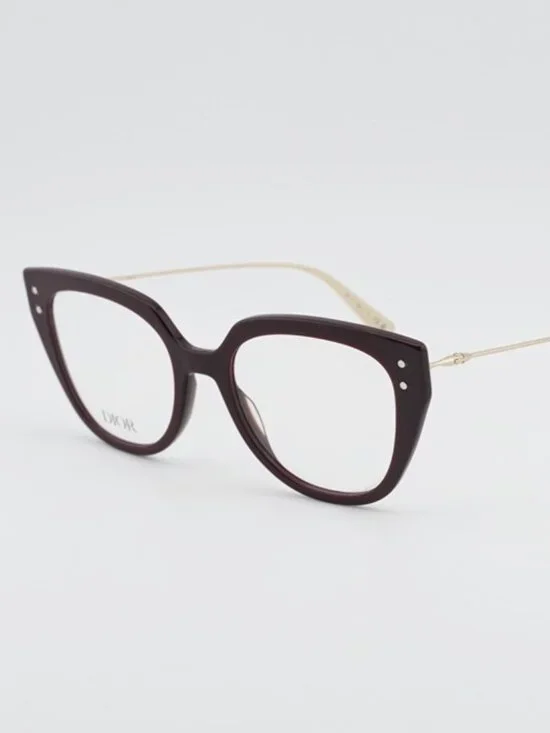 Dior MISSDIORO B4I 6000 Eyeglasses Purple 53mm Cat Eye Frame