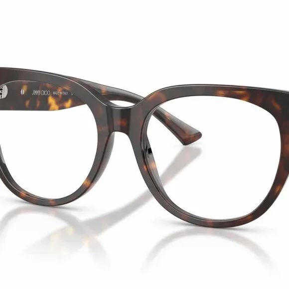 Jimmy Choo JC3035 5002 Havana Eyeglasses Frame 53-17
