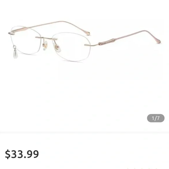 New glasses with charm and embellishments