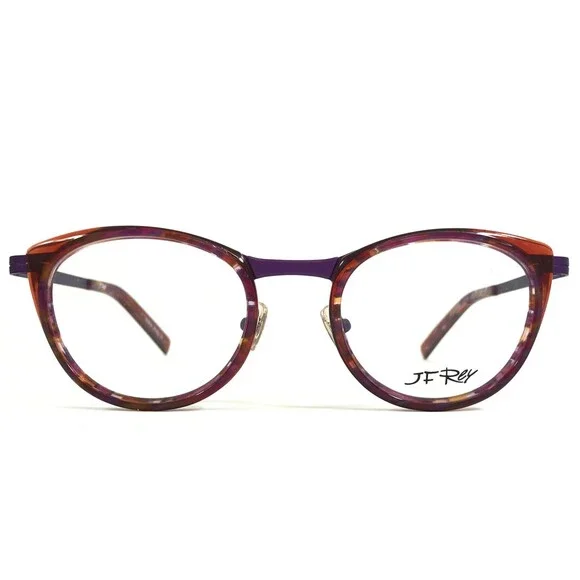 JF Rey Eyeglasses Frames JF2719 8030 Pink Red Fuchsia Cat Eye Full Rim 49-20-137