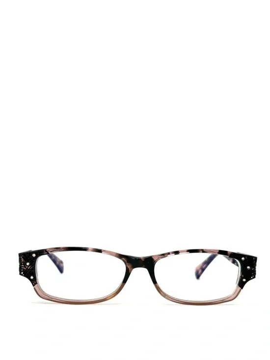 Jean Lafont Legende 743 Eyeglasses Brown Pink Tortoise Glasses Frames Lace EUC